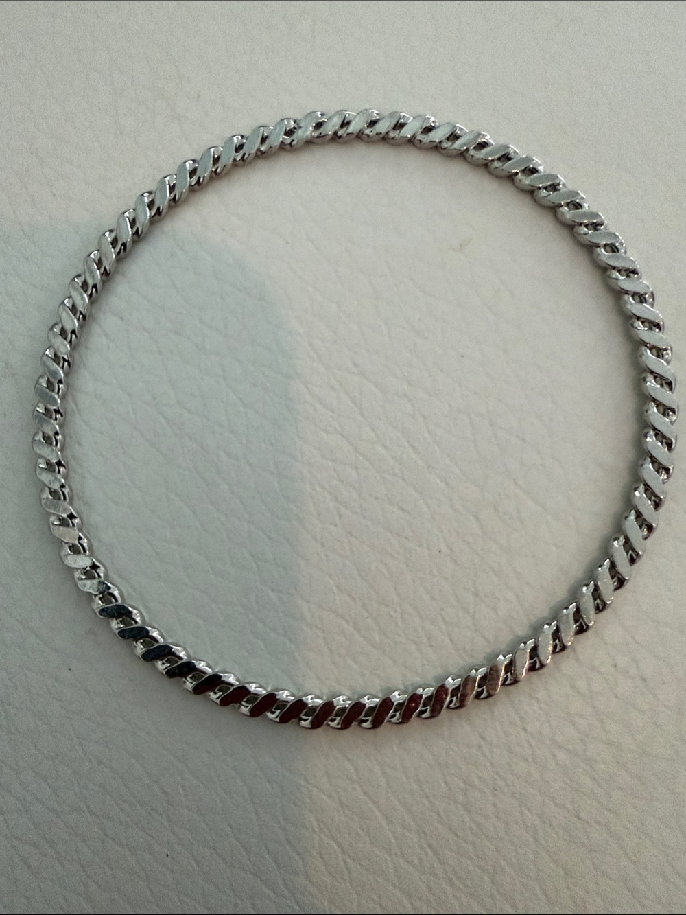 Silver Multi-Texture Bangle Bracelet Set - Picture 3 of 5